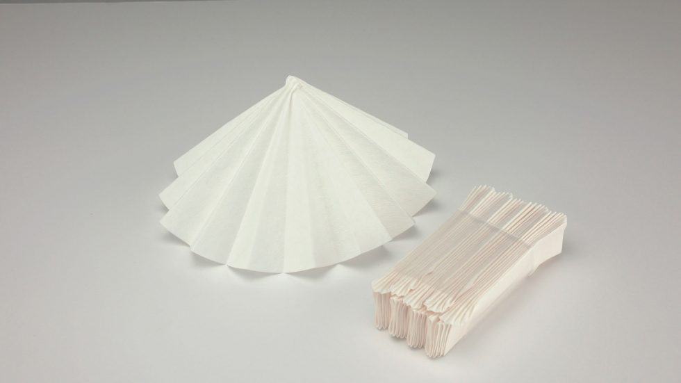 Pre-Pleated (Fluted) Filter Paper - 5610-1850 - Grade 561, 18.50cm main image 0